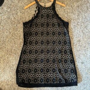 Black laced dress